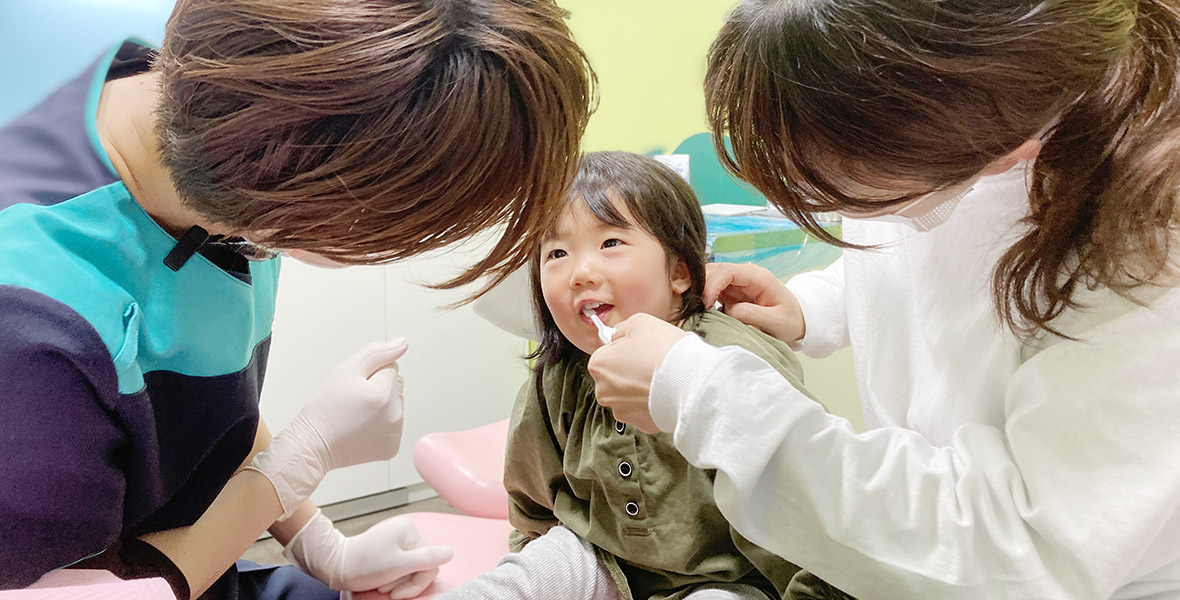 1歳6ヶ月児検診後、歯医者デビュー